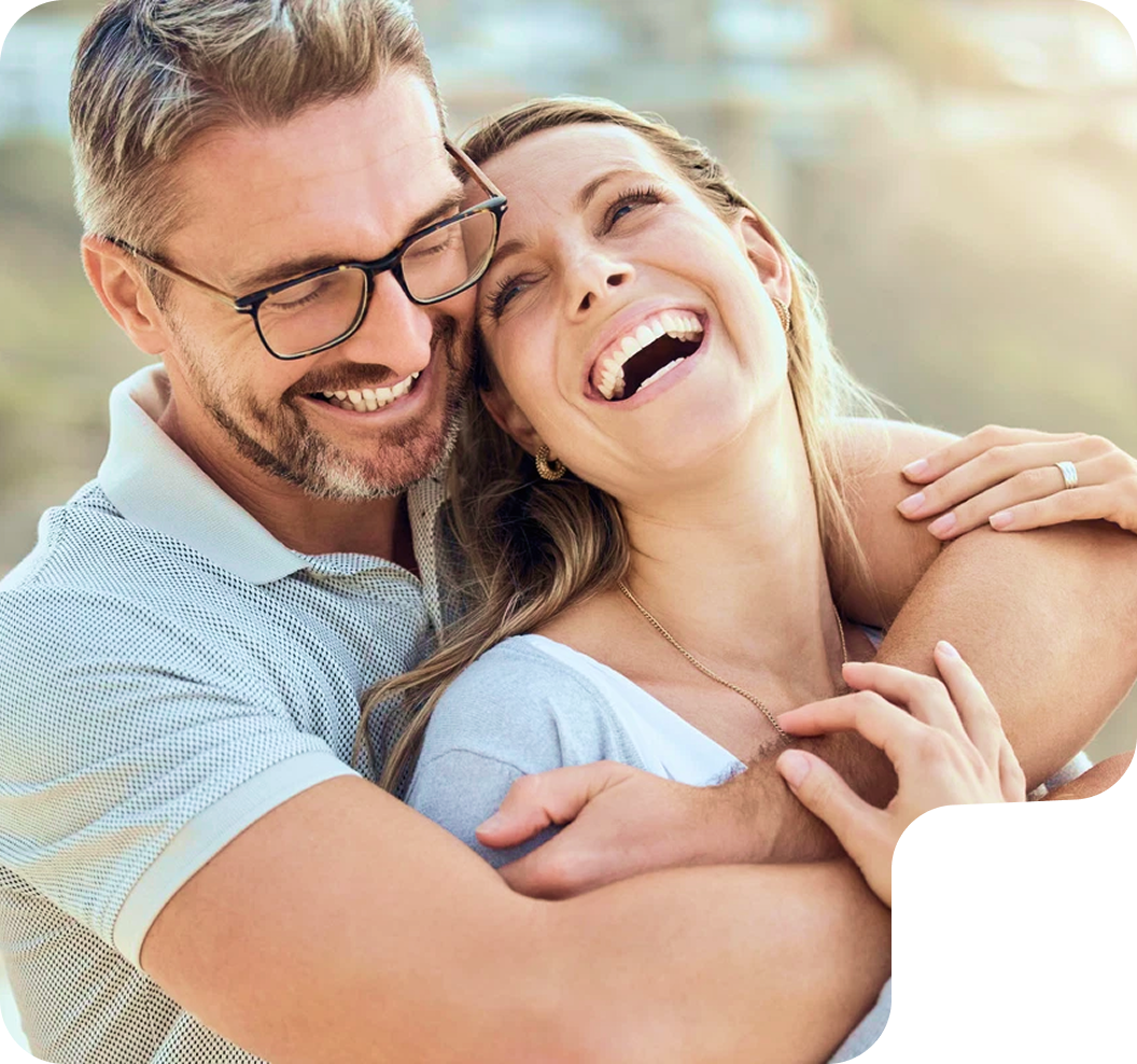 Happy and healthy couple